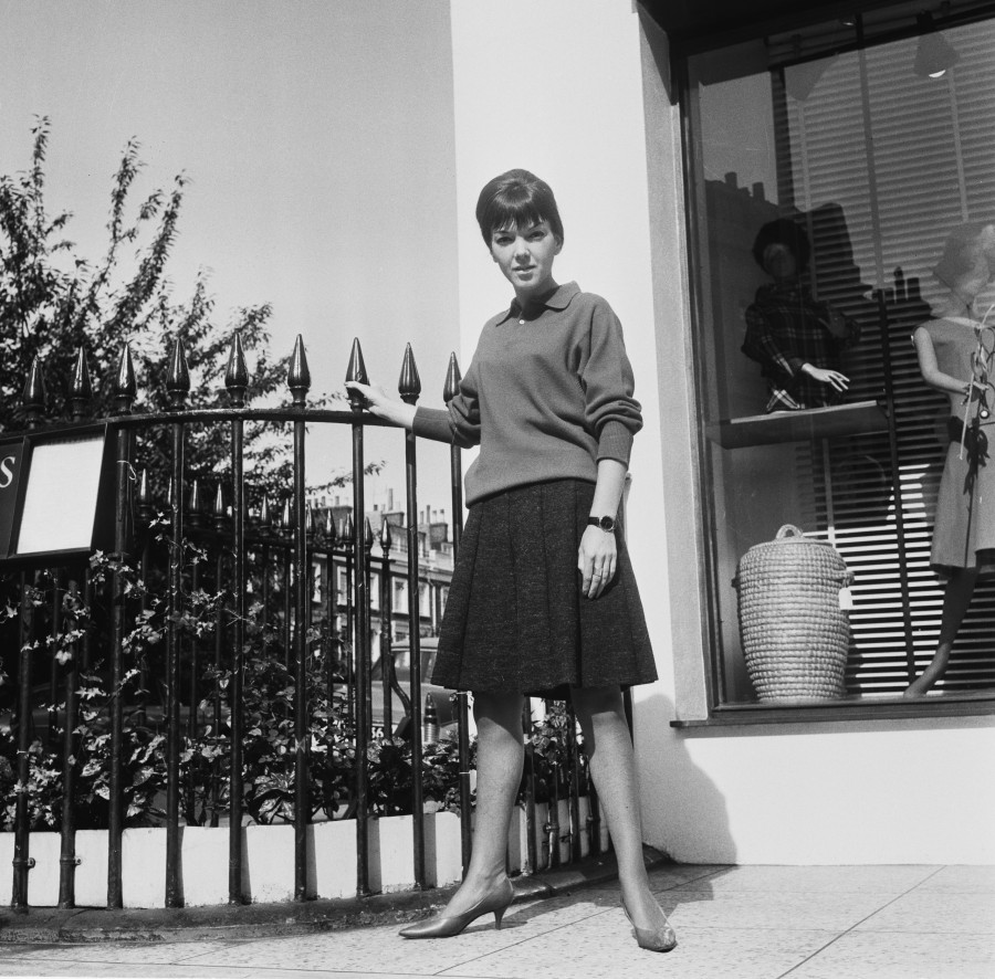 Mary Quant Outside 'Bazaar'