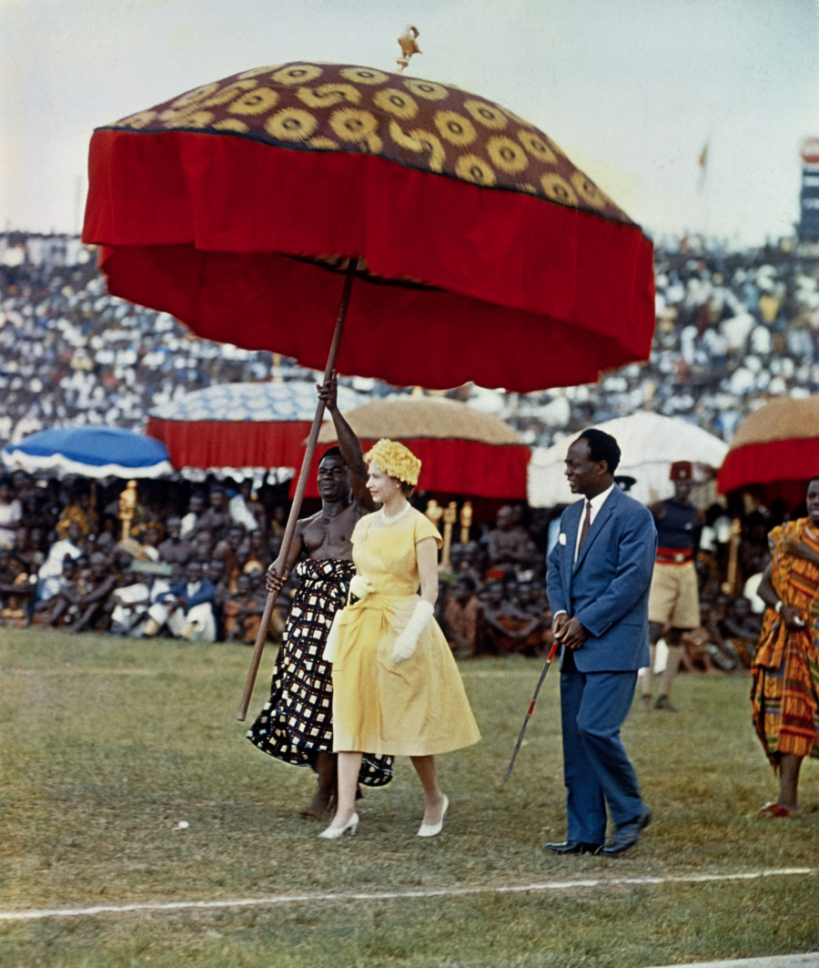 Queen Elizabeth II Visiting Ghana