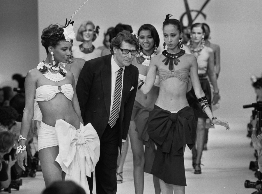 Watchf Associated Press International News France APHS50187 SAINT LAURENT DESIGNER SPRING SHOW 1983