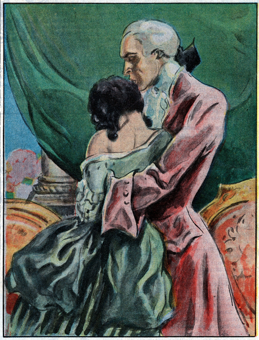 Illustration of Casanova with One of His Conquests