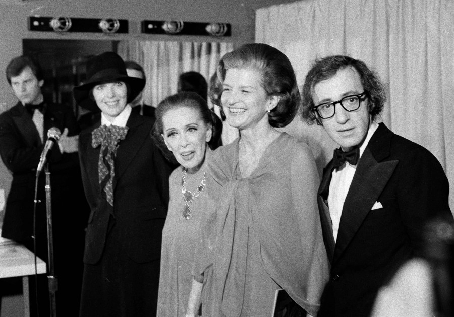 Comedian Woody Allen with Betty Ford