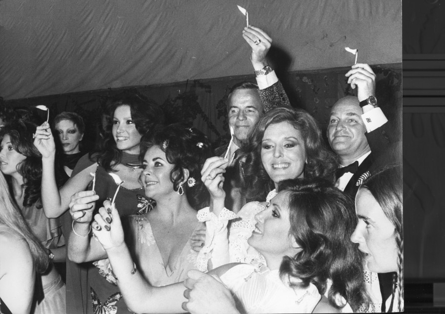 Mariangela Melato, Liliana Pavlo, Liz Taylor, Franco Zeffirelli, Marisa Bartoli, Pia Giancaro, John Schlesinger, Gudrun Gundelach