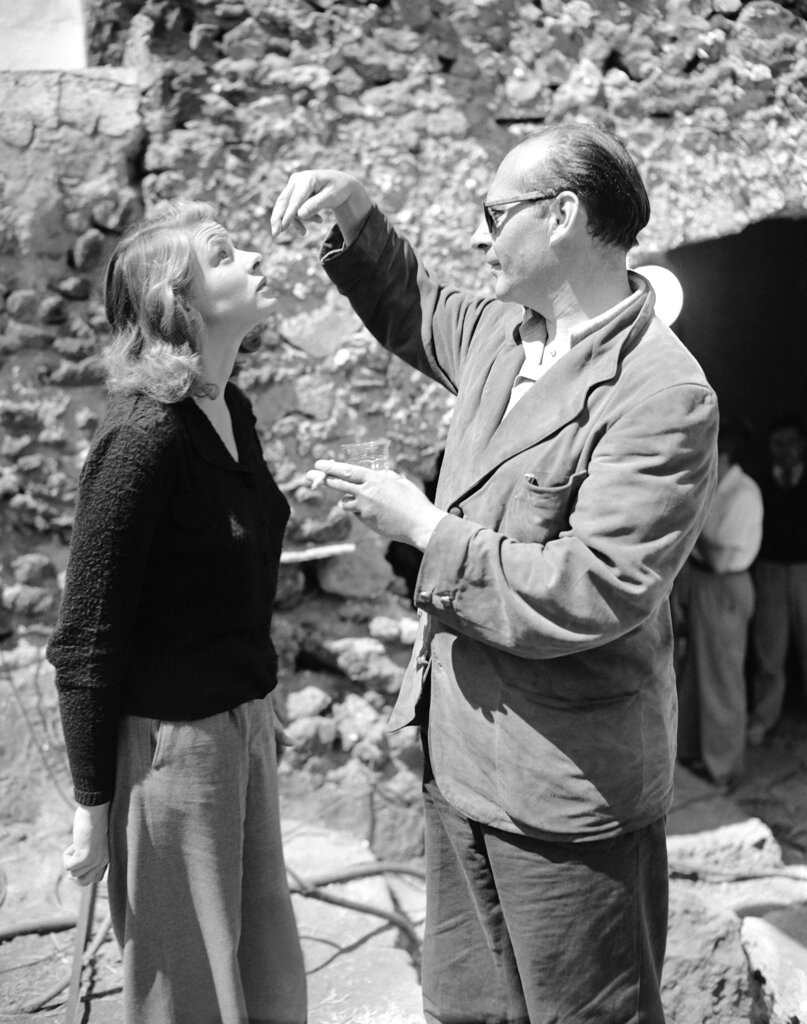 Roberto Rossellini and Ingrid Bergman