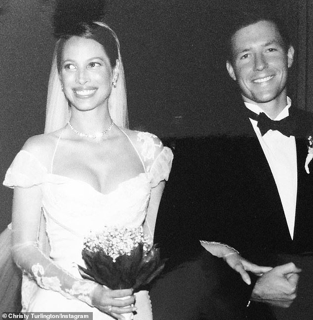 Walk down the aisle: The two ultimately married in 2003
