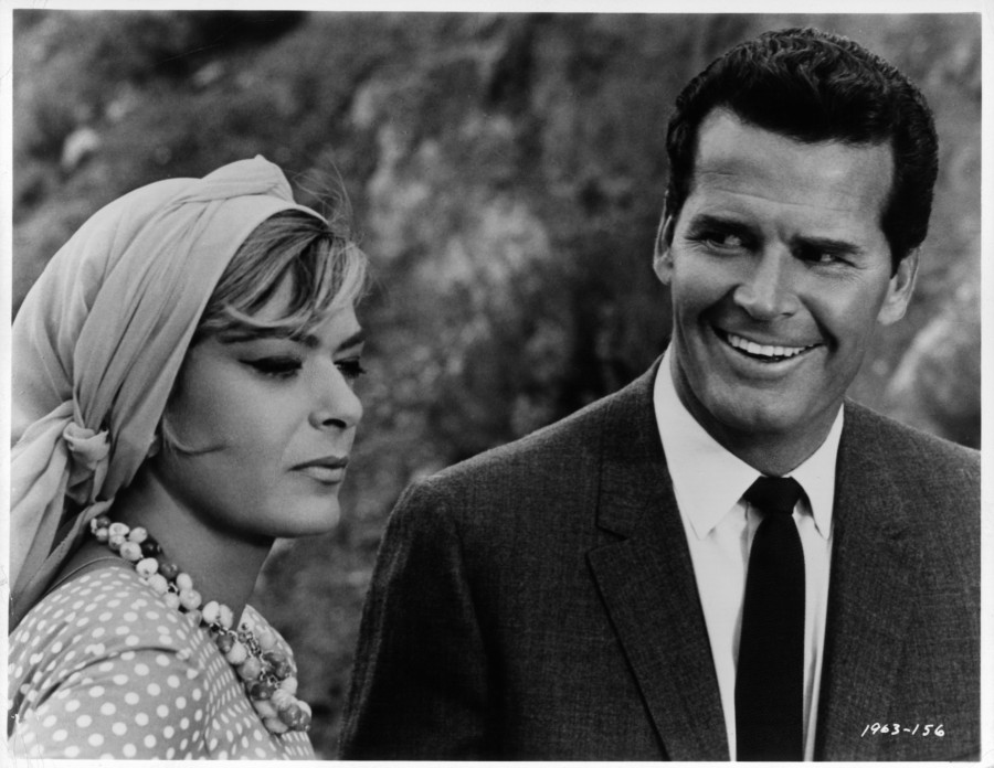 Melina Mercouri And James Garner In 'A Man Could Get Killed'