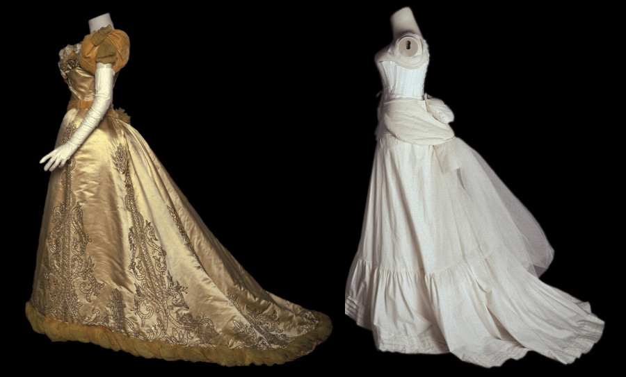 Evening Dress & Undergarments Worn By Bertha Palmer