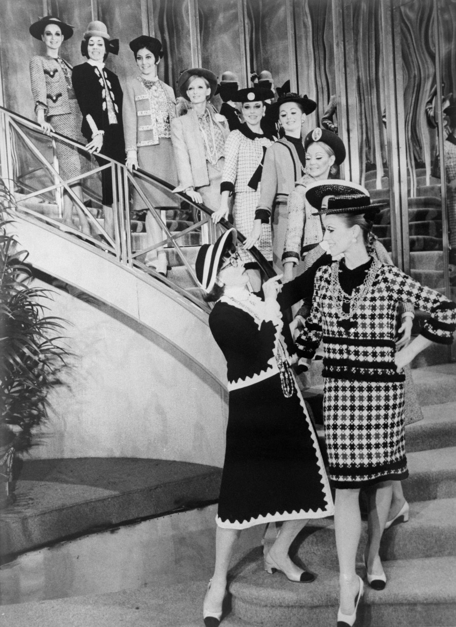 Portrait of Katharine Hepburn as Coco Chanel