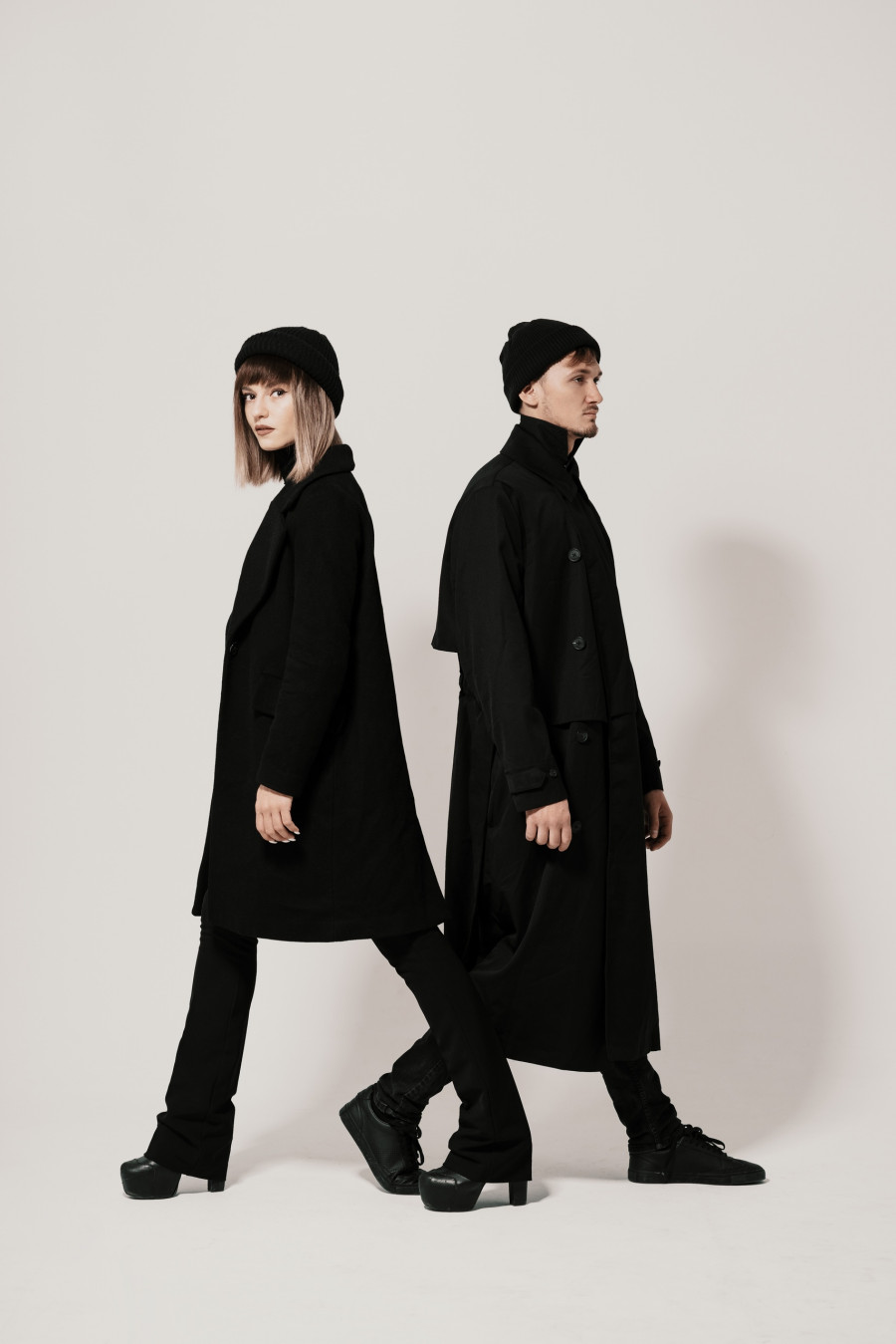 couple black clothes