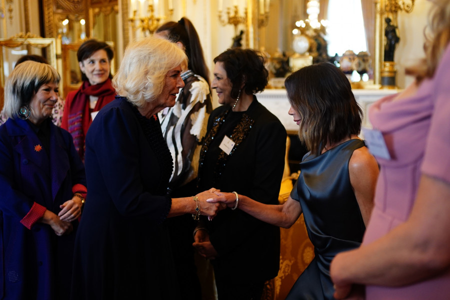 The Queen Hosts WOW Reception At Buckingham Palace