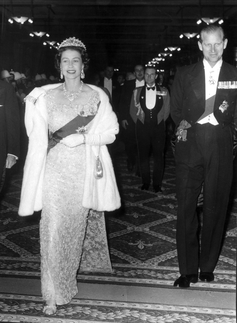 The Queen and Prince Philip during their tour of Canada