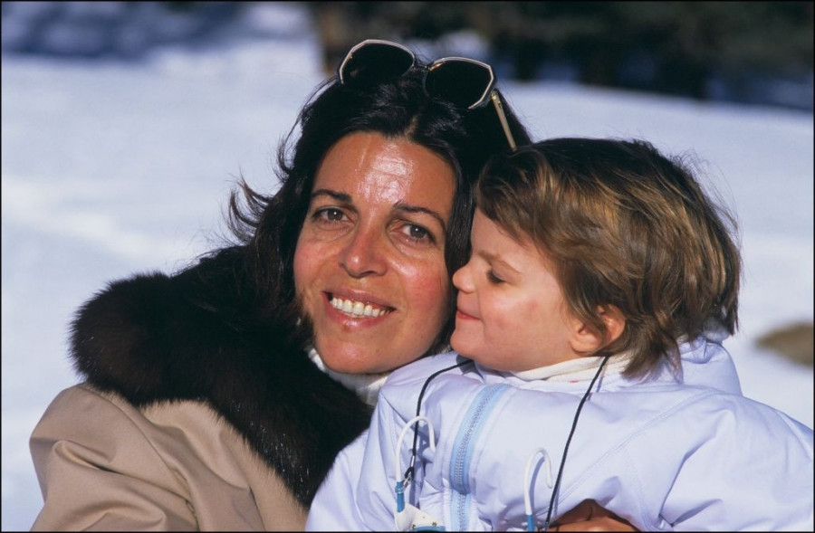 Christina Onassis And Her Daughter Athina Onassis-Roussel. On November 3Rd, 2005. In France