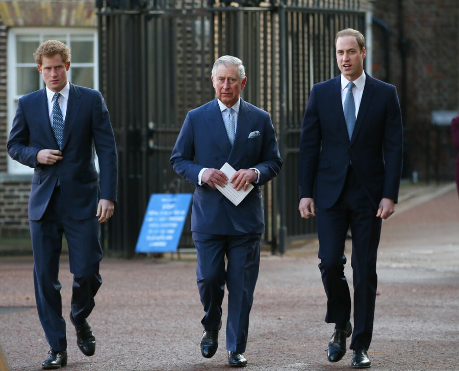 Charles, William, Harry