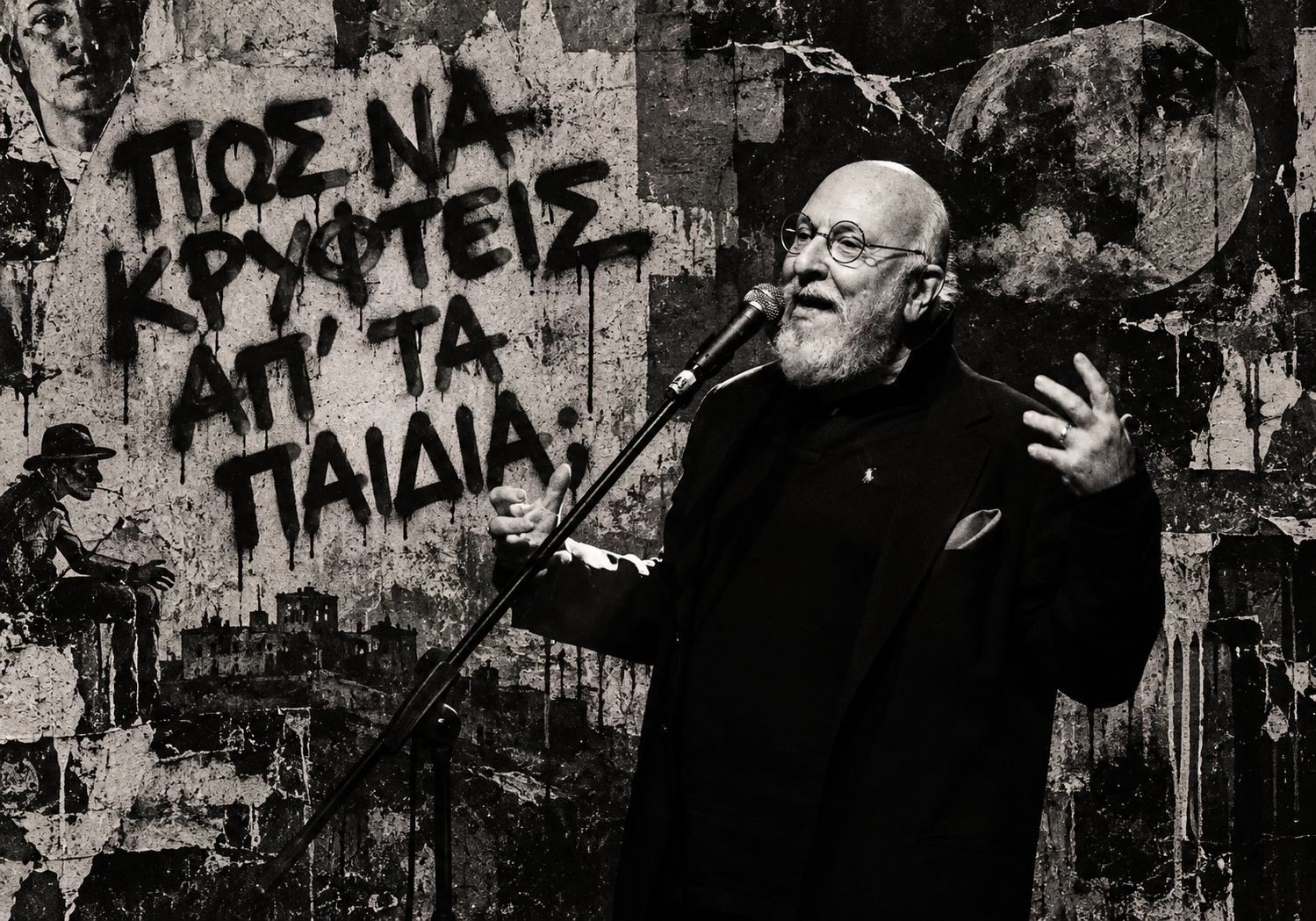 Πώς να κρυφτείς απ’ τον Σαββόπουλο; Έναν χρόνο μετά τον θάνατό του, «έτσι κι αλλιώς τα ξέρει όλα»